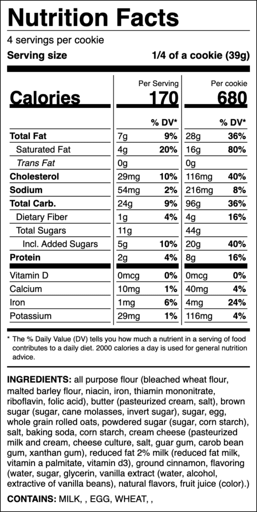 IcedOatmeal_nutritionFacts